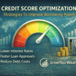 Credit score optimization strategies visualized