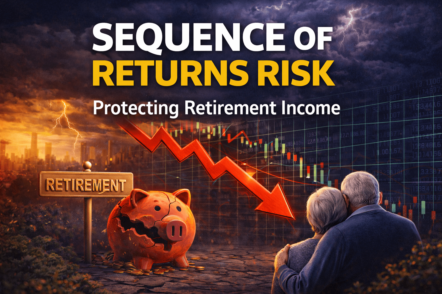 Retirement risks and financial storms