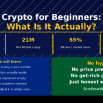 Crypto for Beginners: What is it Actually? (Complete Guide 2026) Crypto for Beginners What Is Cryptocurrency and How Does Blockchain Work Complete Guide 2026 GroYourWealth