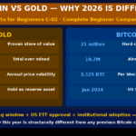 Bitcoin vs Gold Why 2026 Is Different Crypto for Beginners C-02 GroYourWealth Complete Comparison