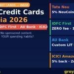 Best Credit Cards in India 2026 — Tata Neu, IDFC First, AU Bank and ICICI Amazon Pay Compared