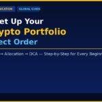 How to set up your first crypto portfolio in the correct order — choose your exchange, secure your wallet, set your allocation and start DCA investing — global beginner guide 2026 — GroYourWealth NS-03