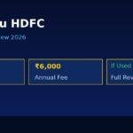 Tata Neu HDFC Credit Card with 5% cashback rewards offer, annual fee breakdown, and comparison chart for India credit card review 2026