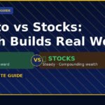 Crypto vs Stocks: Which One Actually Builds Real Wealth? (2026 Guide) (NS-07) Crypto vs Stocks comparison guide 2026 — which asset class builds real wealth, global investment breakdown showing crypto and stock returns, risk, and portfolio strategy from GroYourWealth