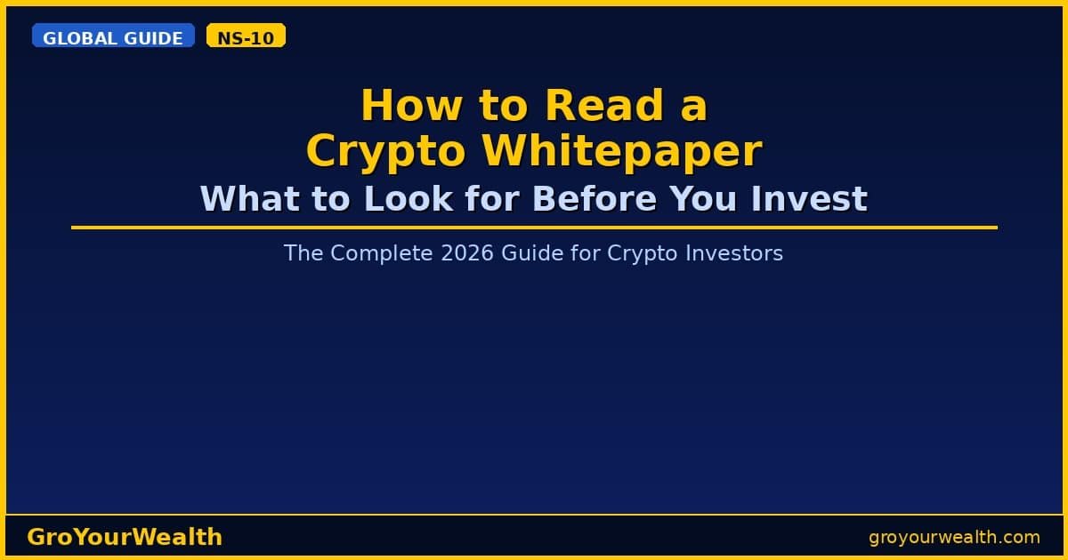 How to read a crypto whitepaper guide 2026 — NS-10 GroYourWealth