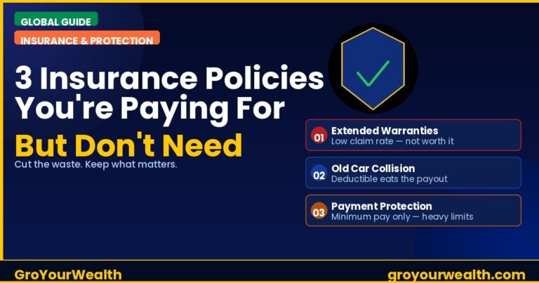 3 insurance policies you don't need — GroYourWealth global guide