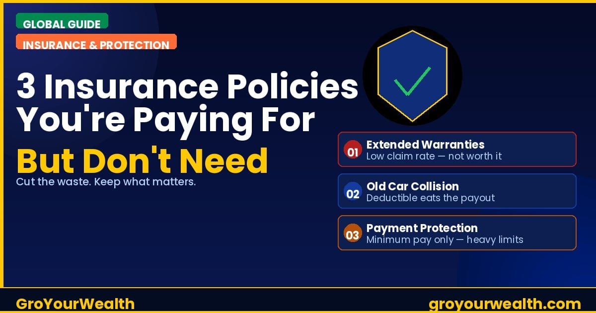 3 insurance policies you don't need — GroYourWealth global guide