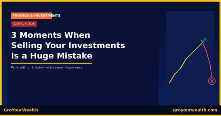 3 investment selling mistakes — GroYourWealth
