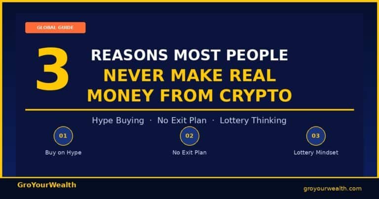 3 reasons people never make real money from crypto