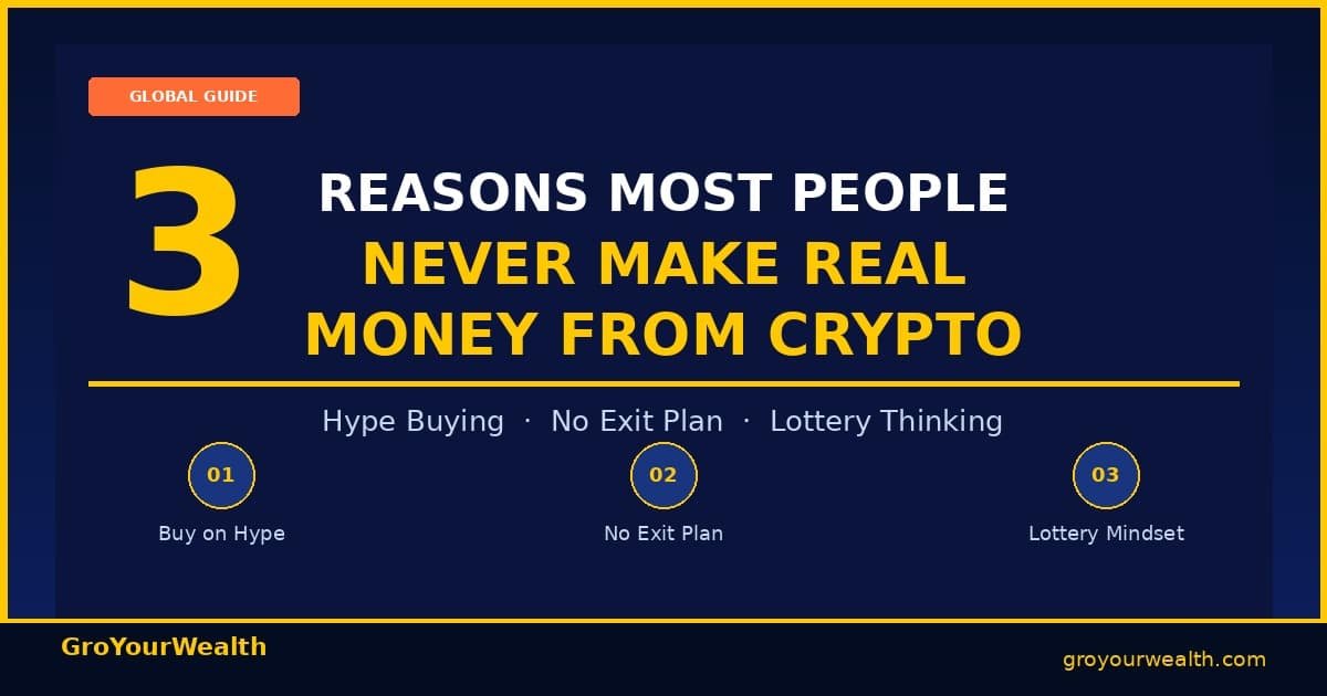 3 reasons people never make real money from crypto