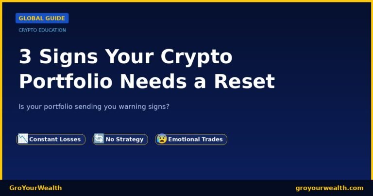 3 signs your crypto portfolio needs a reset — global crypto guide — GroYourWealth