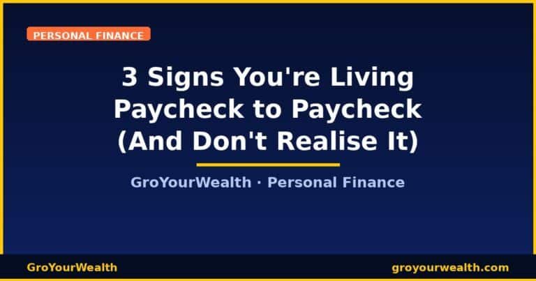 3 signs living paycheck to paycheck — GroYourWealth