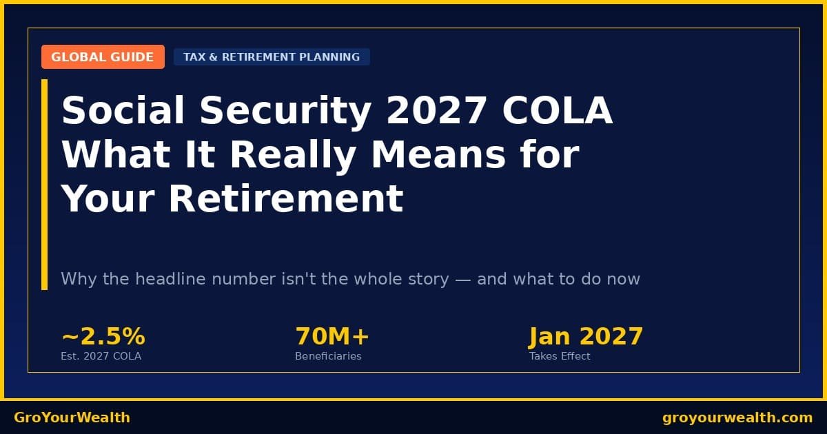 Social Security 2027 COLA impact on retirement income explained