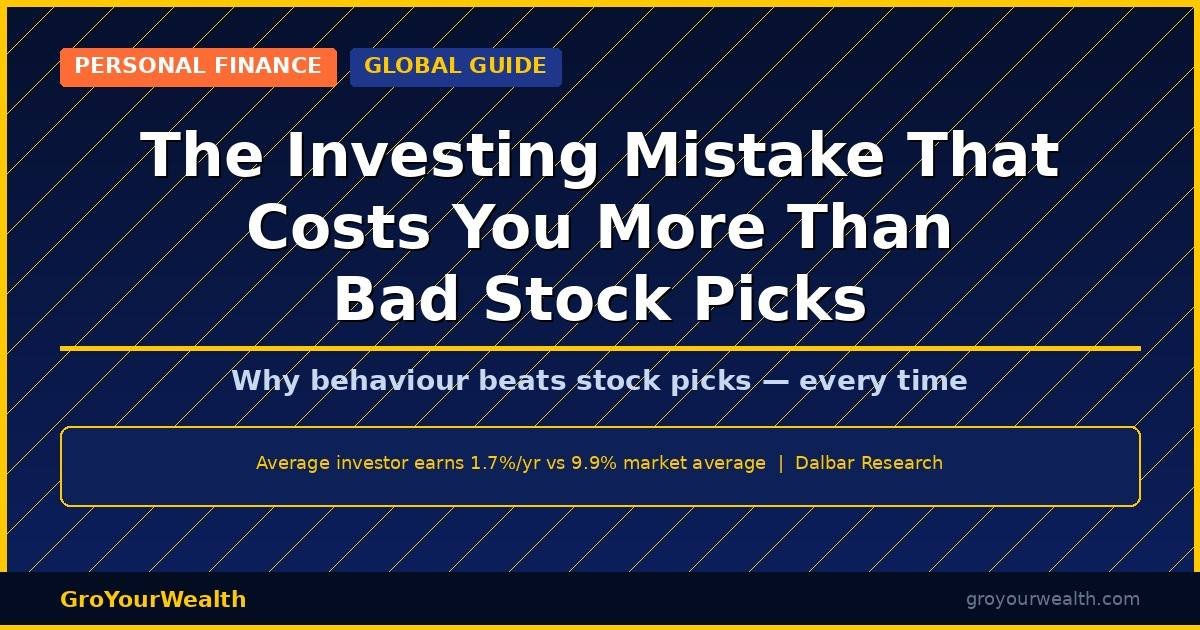 The Investing Mistake That Costs You More Than Bad Stock Picks 1 Investing mistake behaviour vs stock picks — GroYourWealth