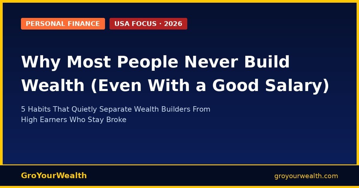 Why most people never build wealth guide 2026 — GroYourWealth