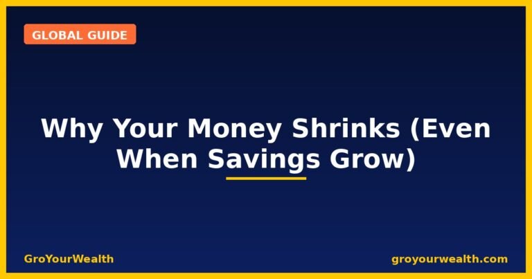 Why Your Money Shrinks Even When Savings Grow — GroYourWealth