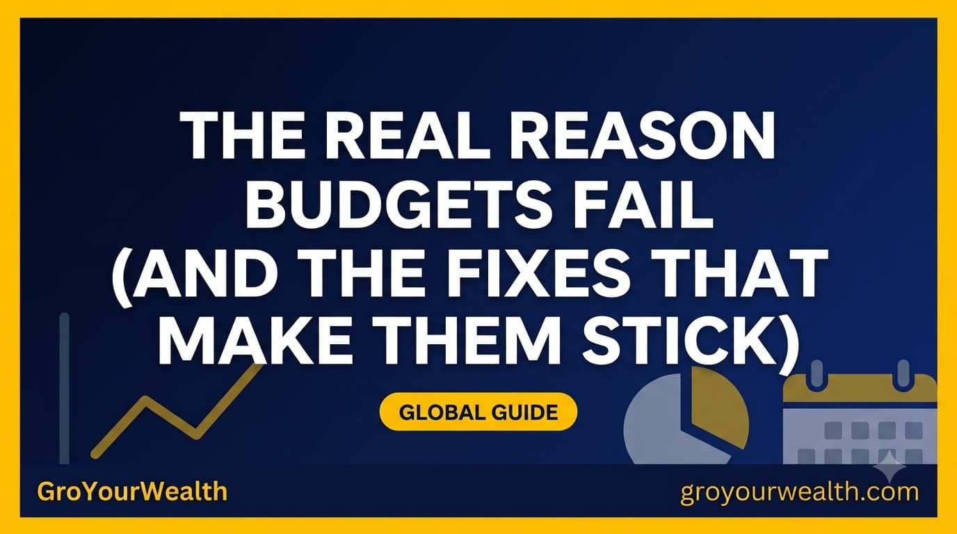 Why budgets fail and how to fix them — GroYourWealth