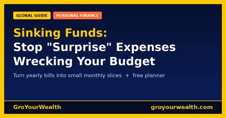 Sinking Funds: Stop Surprise Expenses Wrecking Your Budget — GroYourWealth