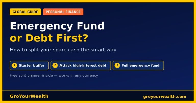 Emergency fund or debt first — GroYourWealth global guide
